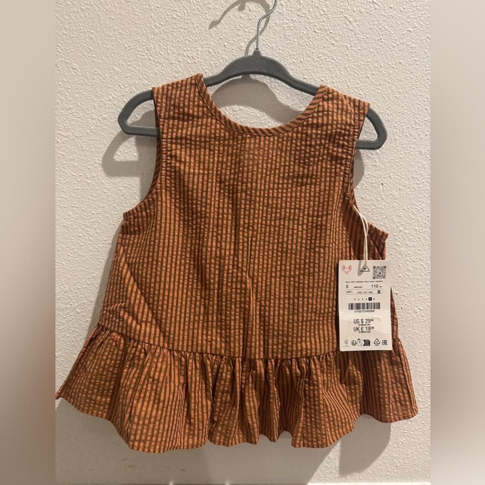 Striped Peplum Top